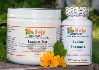 essiac tea and capsules