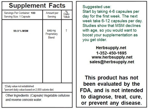 msm capsules